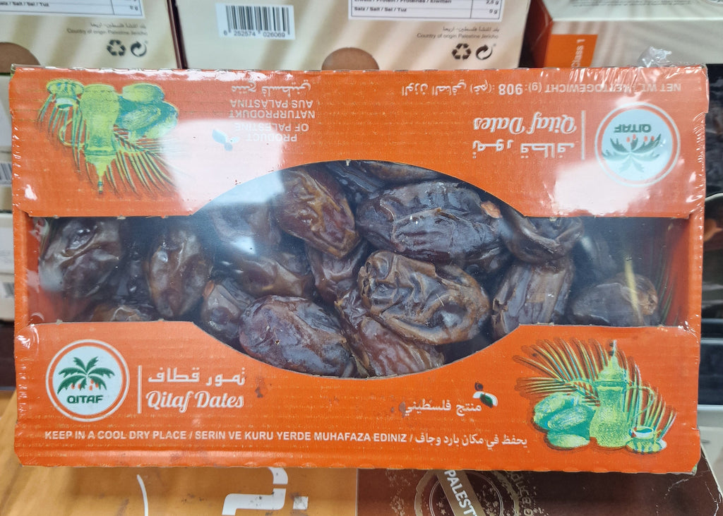 5 Boxes Of Qitaf Palestinian Medjoul Dates 908g